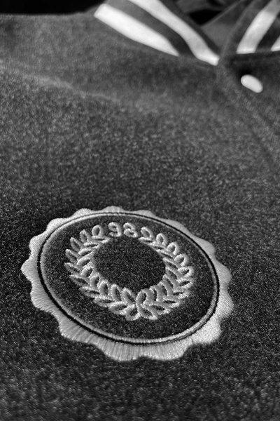 Mass DNM kurtka Jacket Athletic Baseball - ciemnoszara