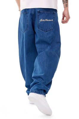 Mass DNM spodnie Jeans Initials Extra Baggy Fit - niebieskie
