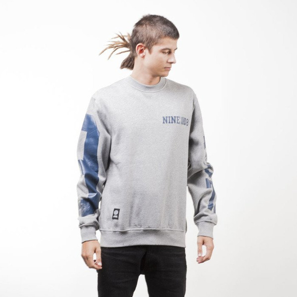 Mass Denim bluza sweatshirt 9 Eight crewneck light heather grey