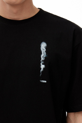 Mass DNM koszulka Smoke T-shirt - czarna