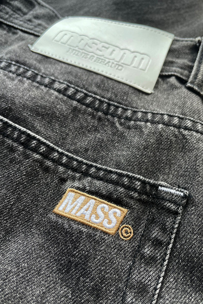 Mass DNM spodnie Box Jeans Relax Fit - czarne