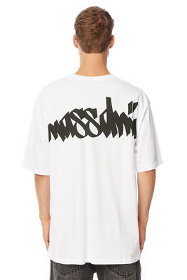 Mass Denim Nostalgia. Angel T-shirt biała