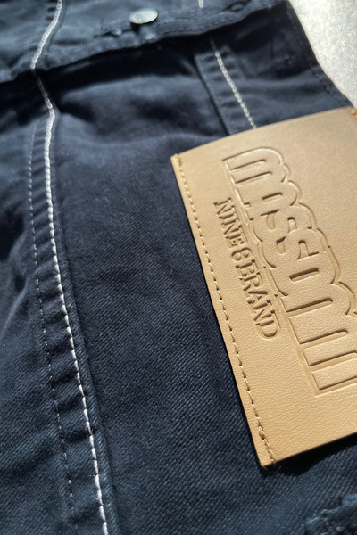 Mass DNM szorty Slang Shorts baggy fit - granatowe