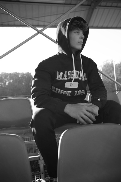 Mass DNM bluza Sweatshirt Campus Hoody - brązowa