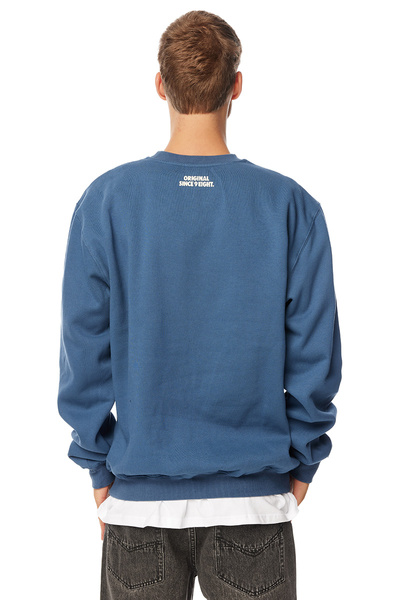 Mass DNM bluza Sweatshirt Patch Crewneck - stalowa