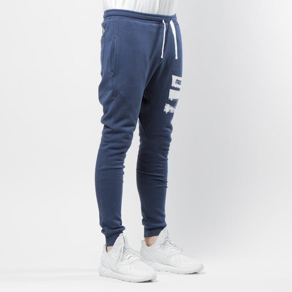 Mass DNM spodnie dresowe Trace Joggers Sweatpants - navy