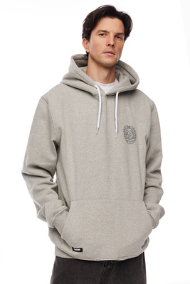 Mass DNM bluza Sweatshirt Base Back Hoody - szara