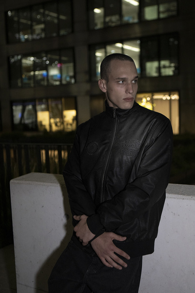 Mass DNM kurtka Jacket Athletic Leather - czarna