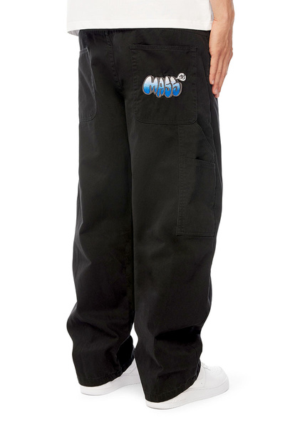 Mass DNM spodnie Wall Pants Extra baggy Fit - czarne