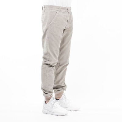 Mass Denim spodnie jogger chino Classics Corduroy sneaker fit beige