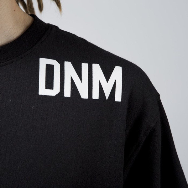 Mass Denim t-shirt koszulka Dyme long fit black BLAKK