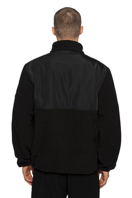 Kurtka polarowa Mass Denim Berg Polar Fleece - czarna