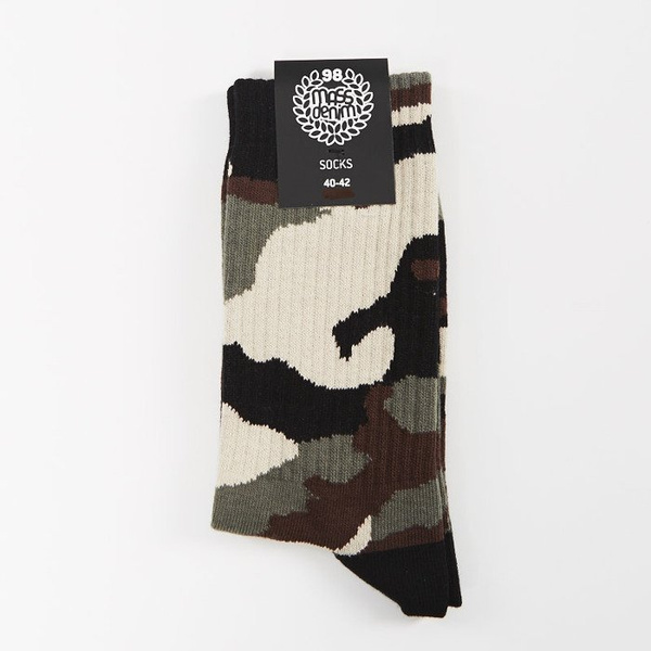 Skarpety Mass Denim socks Woodland Quarter khaki SS 2017