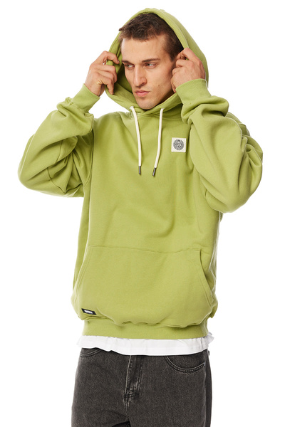 Mass DNM bluza Sweatshirt Patch Hoody oliwkowa