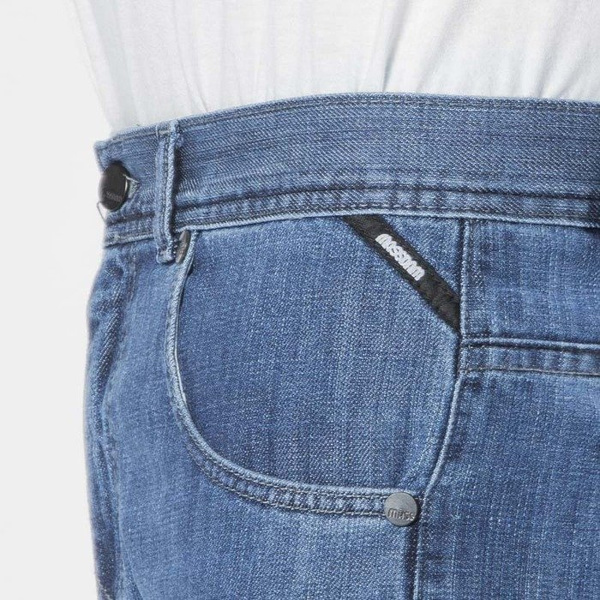 Mass DNM spodnie Jeans Straight Fit Classics - blue