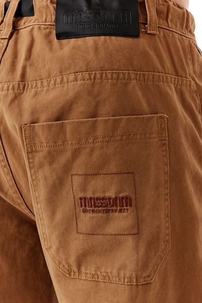 Mass DNM spodnie Pants Clamber Baggy Fit - brązowe