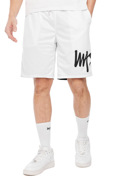Mass DNM szorty Signature Patch Reversible Mesh Shorts - białe
