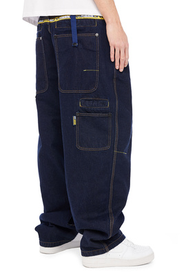 Mass DNM spodnie Jeans Chino Original Baggy Fit - granatowe
