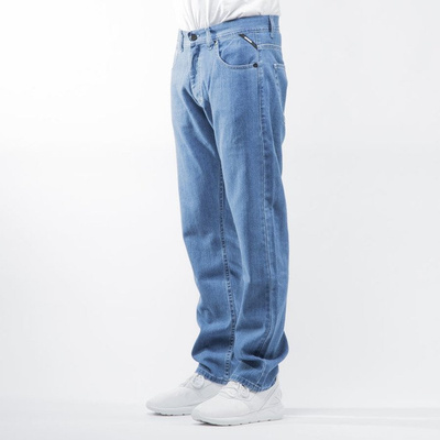 Mass Denim spodnie jeans Stamp regular fit light blue