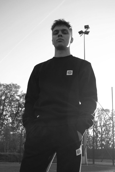 Mass DNM bluza Sweatshirt Patch Crewneck - brązowa