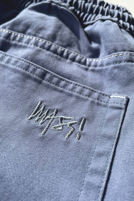 Mass DNM Joggers Pants Signature 2.0 Tapered Fit - stalowe