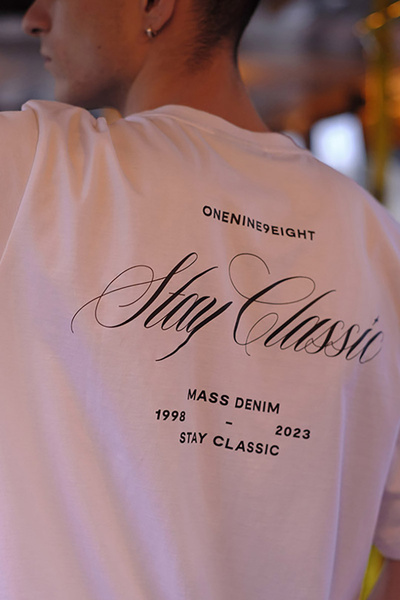Mass DNM koszulka Stay Classic T-shirt - biała