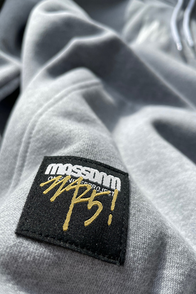 Mass DNM bluza Sweatshirt Graduate Hoody - szara