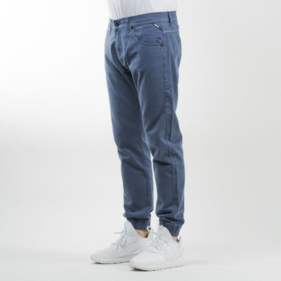 Mass Denim spodnie jogger pants Signature sneaker fit blue stone
