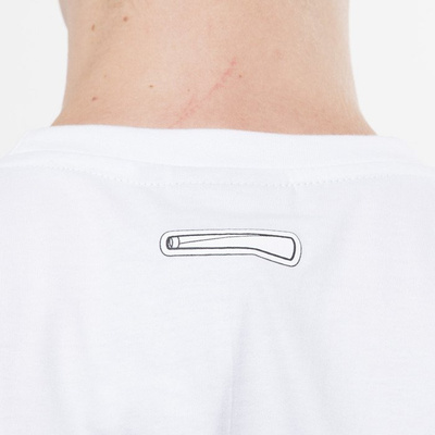 Mass Denim koszulka T-shirt Lady In Green white SS 2017