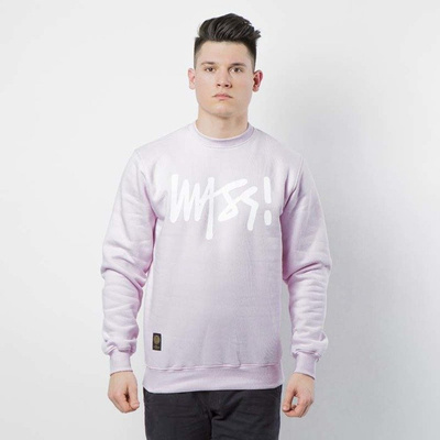 Mass DNM bluza Sweatshirt Crewneck Signature - light pink