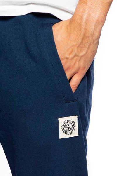 Mass DNM spodnie dresowe Patch Sweatpants - granatowe