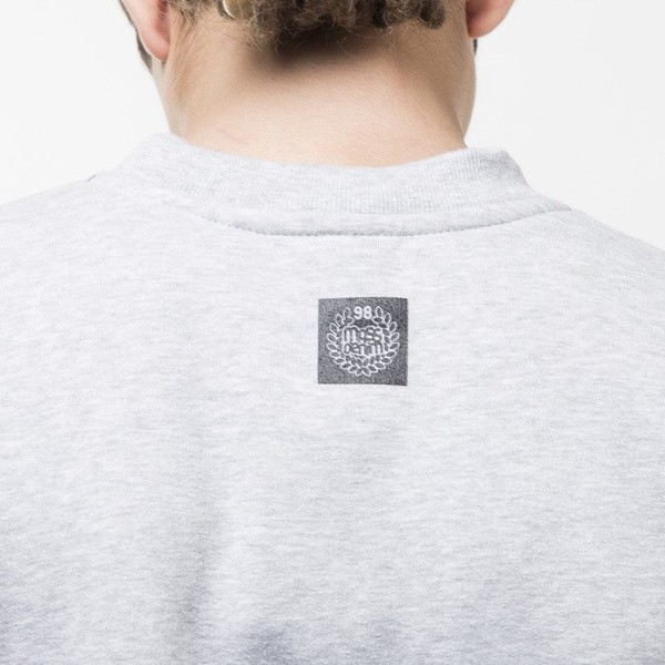 Mass Denim bluza sweatshirt Ring crewneck light heather grey