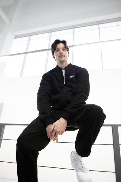 Mass DNM bluza Sweatshirt Signature Patch Baseball - czarna