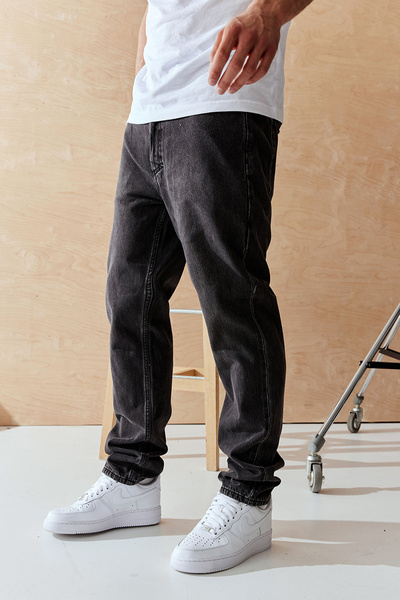 Mass DNM spodnie Box Jeans Relax Fit - czarne