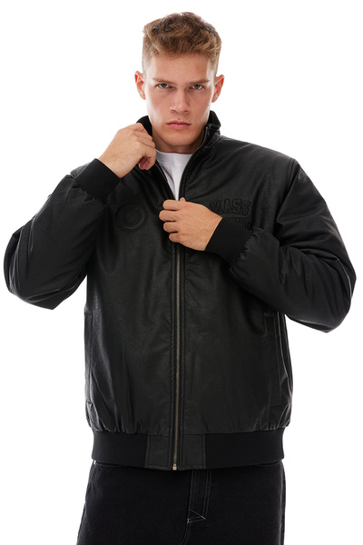Mass DNM kurtka Jacket Athletic Leather - czarna