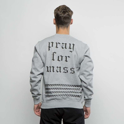 Mass DNM bluza Sweatshirt Crewneck Plate - light heather grey