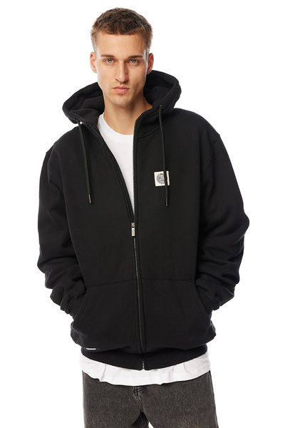 Mass DNM bluza Sweatshirt Patch Zip Hoody - czarna