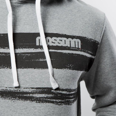 Mass DNM bluza Sweatshirt Hoody Traces - light heather grey