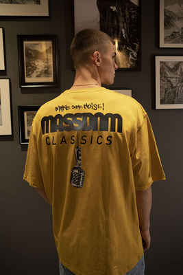 Mass Denim Koszulka Noise T-shirt żółta