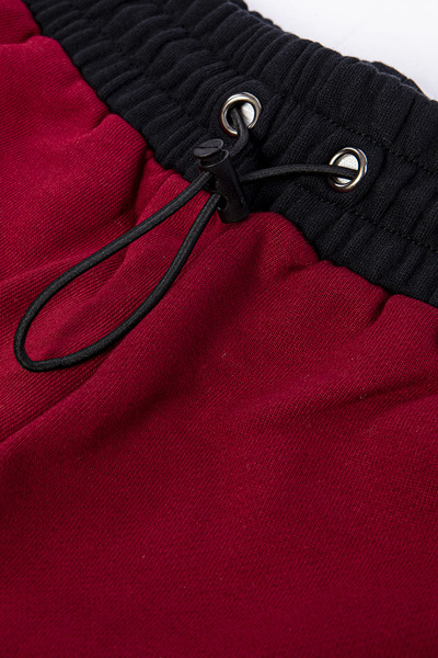 Mass DNM spodnie dresowe Berg Sport Sweatpants - bordowe