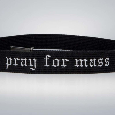 Mass DNM pasek Plate Belt black