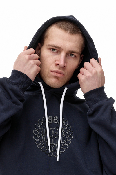 Mass DNM bluza Sweatshirt Base Light Hoody - granatowa