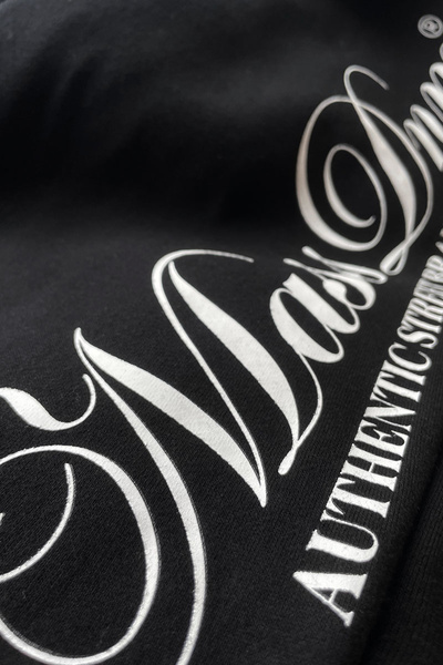 Mass DNM spodnie dresowe Authentic Baggy Fit Sweatpants - czarne