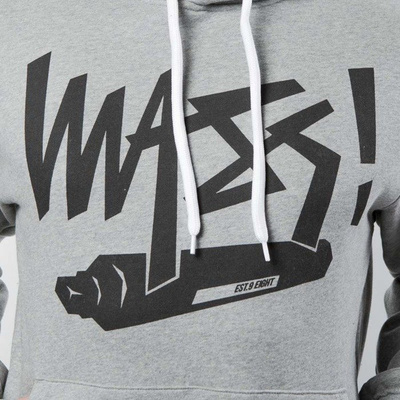Mass DNM bluza Sweatshirt Hoody Marker - light heather grey