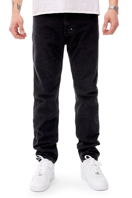 Mass DNM spodnie Signature 2.0 Jeans Tapered Fit - sprane czarne