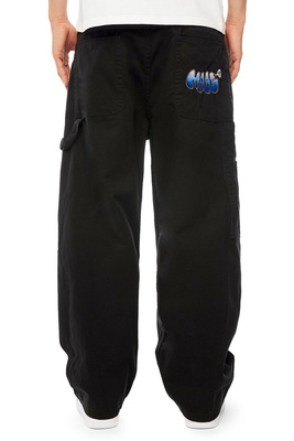 Mass DNM spodnie Wall Pants Extra baggy Fit - czarne