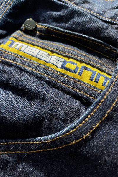 Mass DNM spodnie Jeans Chino Original Baggy Fit - granatowe