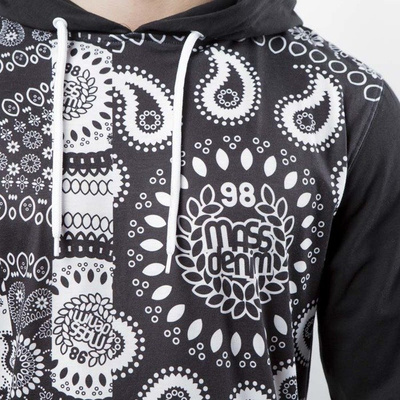 Mass DNM koszulka Longsleeve Hoody Bandana Flag - black