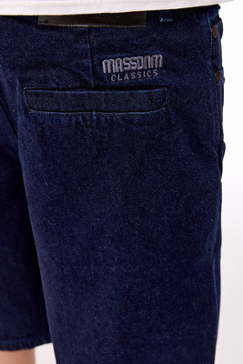 Mass DNM szorty Casual Jeans Shorts loose fit - granatowe