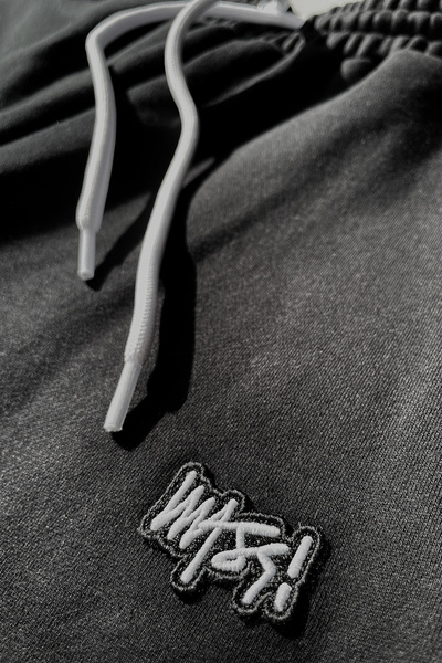 Mass DNM spodnie dresowe Signature Patch Sweatpants - czarne